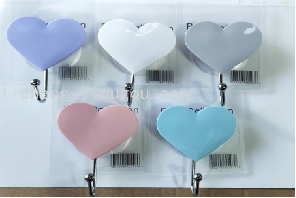 35823 Powerful invisible suction Cup Hook, creative plastic adhesive hook, waterproof and moisture-proof, bathroom and kitchen hook without drilling details Picture