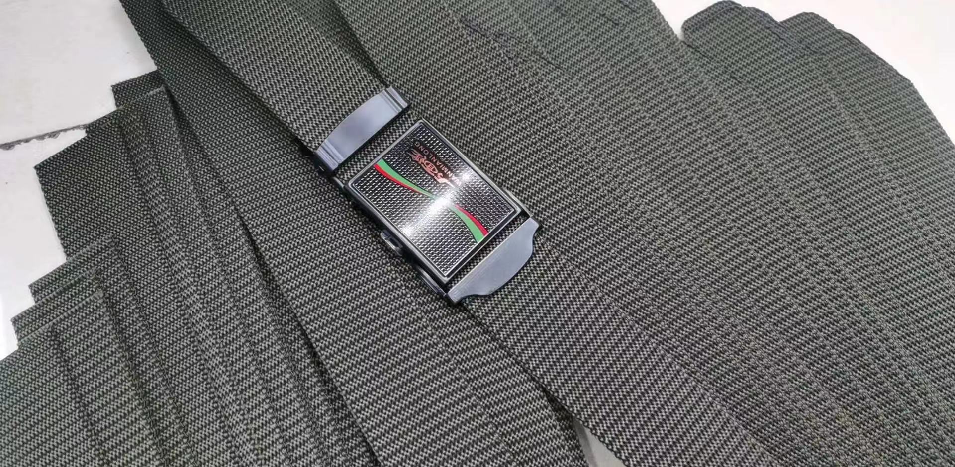 Student military training belt, outdoor protective nylon woven belt, smooth pressure plate, men's belt, stretchable and unbroken fabric belt Item Picture