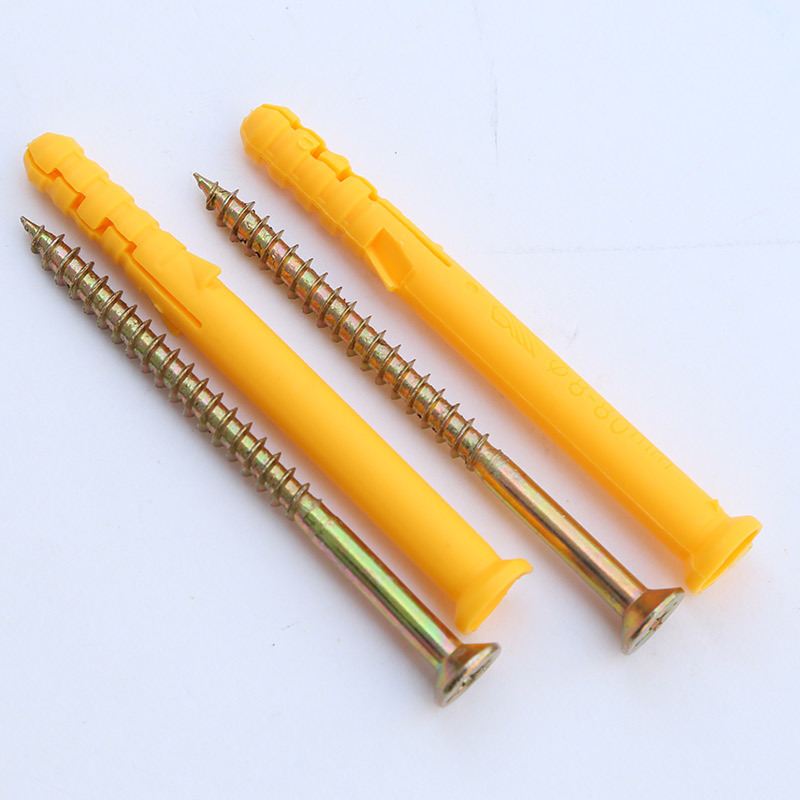 Wholesale of 45# steel small yellow fish expansion plugs, plastic expansion nails, nylon expansion bolts and expansion screws from the manufacturer Application Scenario
