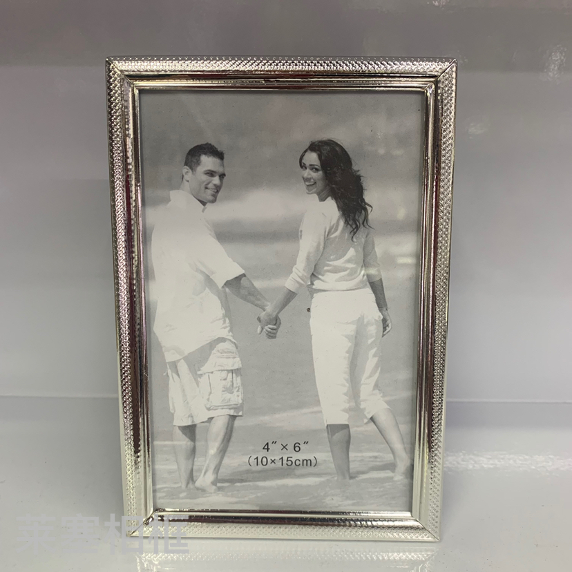 Frosted iron, electroplated silver glass, creative decorative items, photos, home decoration gifts, handicrafts, metal photo frames