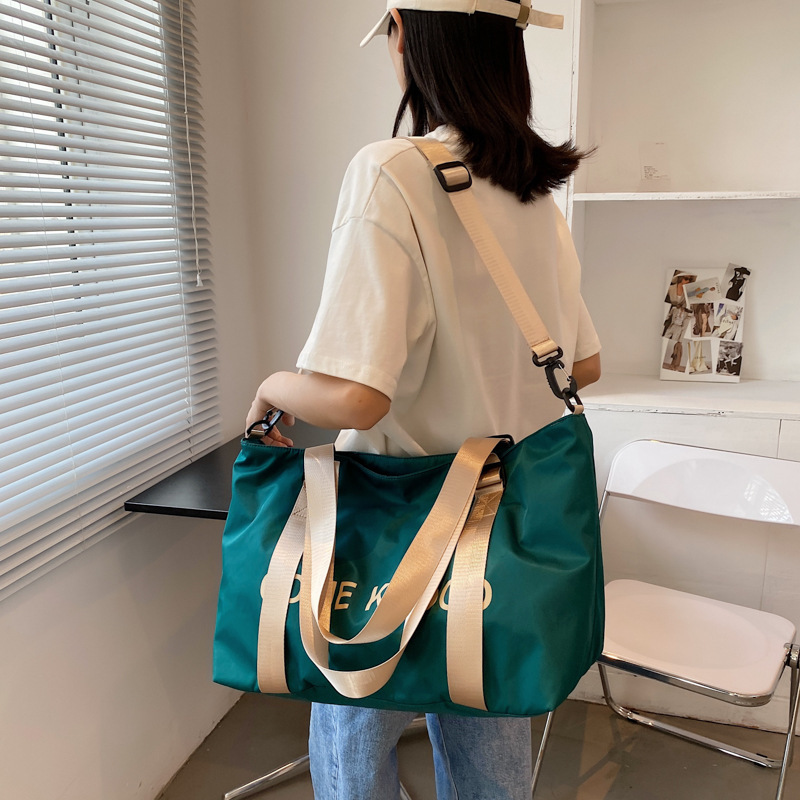 Bolsa de viaje mujer portátil de gran capacidad viaje de negocios bolsa portátil de ejercicio yoga bolsa de equipaje de avión Specification image