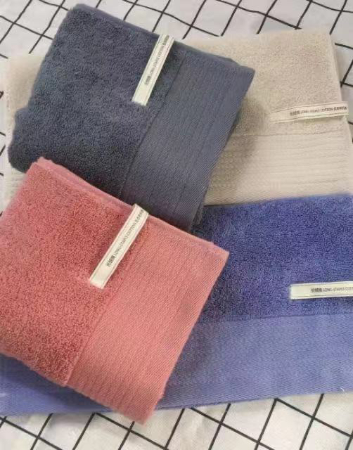 Antibacterial towel, pure cotton, Class A household, soft, strong water absorption, no shedding, men's and women's face wash and bath towel with label Specification image