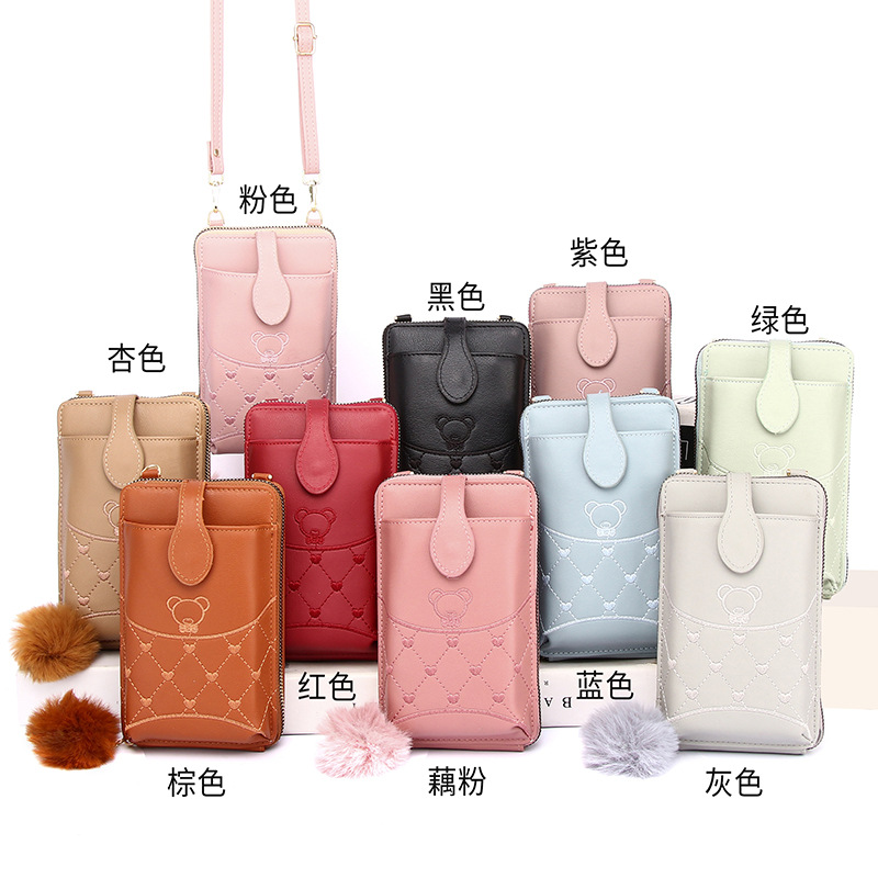 新款女士手机包2021韩版时尚斜挎包迷你小包手机袋大容量女士钱包详情图3