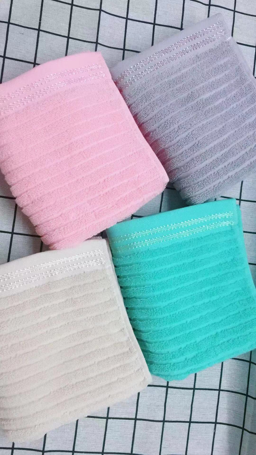 Pure cotton towels, couple face towels, household soft and absorbent, adult bath face towels, all-cotton for both men and women, no shedding Specification image