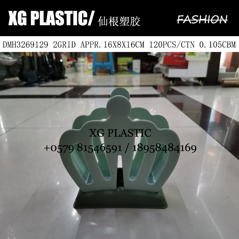 New fashion crown plastic chopsticks container Two chopsticks containers kitchen knife, fork and spoon storage rack Storage basket