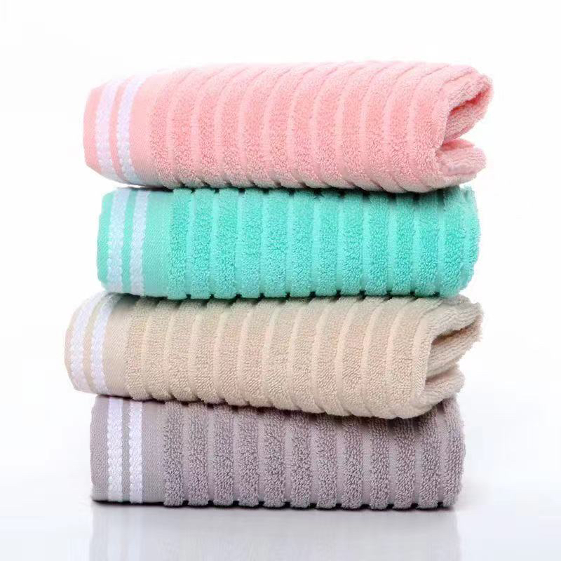 Pure cotton towels, couple face towels, household soft and absorbent, adult bath face towels, all-cotton for both men and women, no shedding details Picture