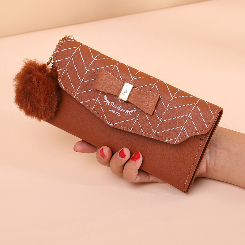 New fashion women's long purse purse purse card bag trend heart-shaped mobile phone bag hand bag female factory wholesale