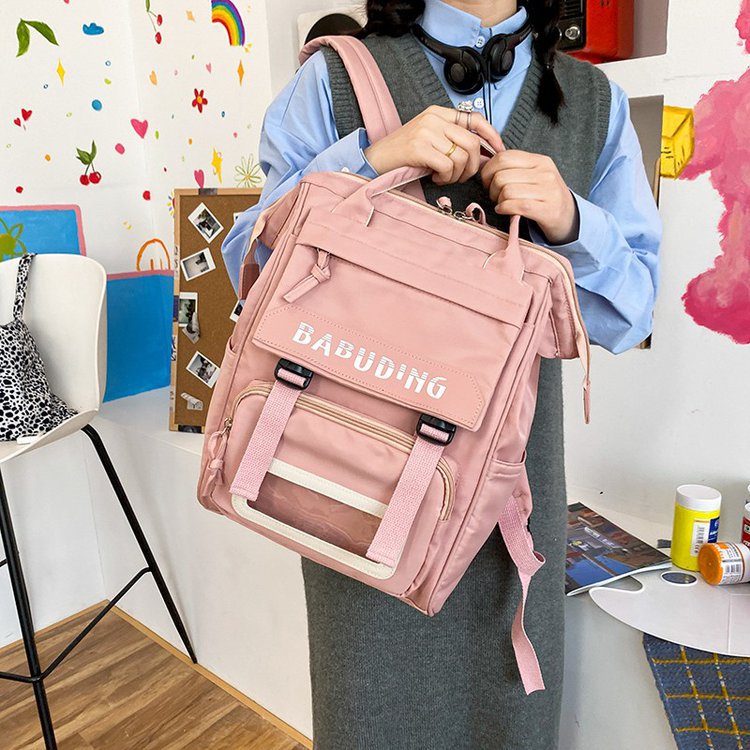College style large capacity clip bag Computer bag student bag