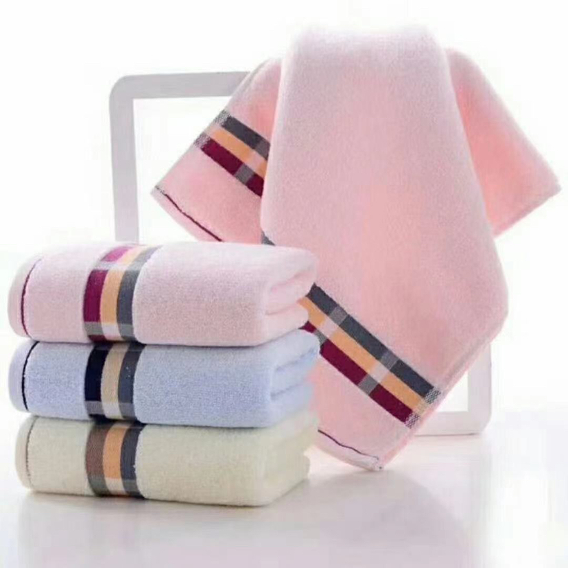 Wholesale of pure cotton adult face towels for both men and women, absorbent and non-shedding, all-cotton daily adult face towels in broken strips details Picture