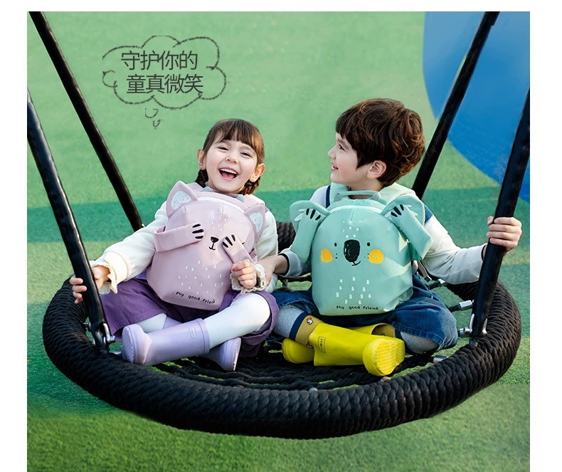 Kindergarten schoolbags for boys and girls, early education gifts with logo printing, ultra-light cartoon water-resistant backpacks for children aged 2 to 6 Application Scenario