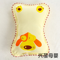 Baby pillow shaping embroidered to correct baby tilt head baby pillow