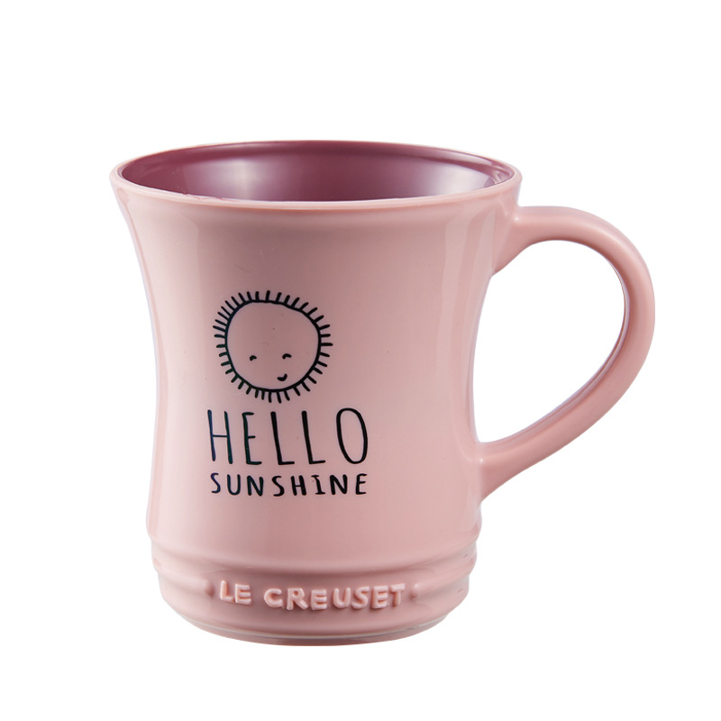 Factory direct supply creative two-color mini waist drinking cup, large cup mouth mouthwash toothbrush cup, simple multi-color brushing cup Item Picture