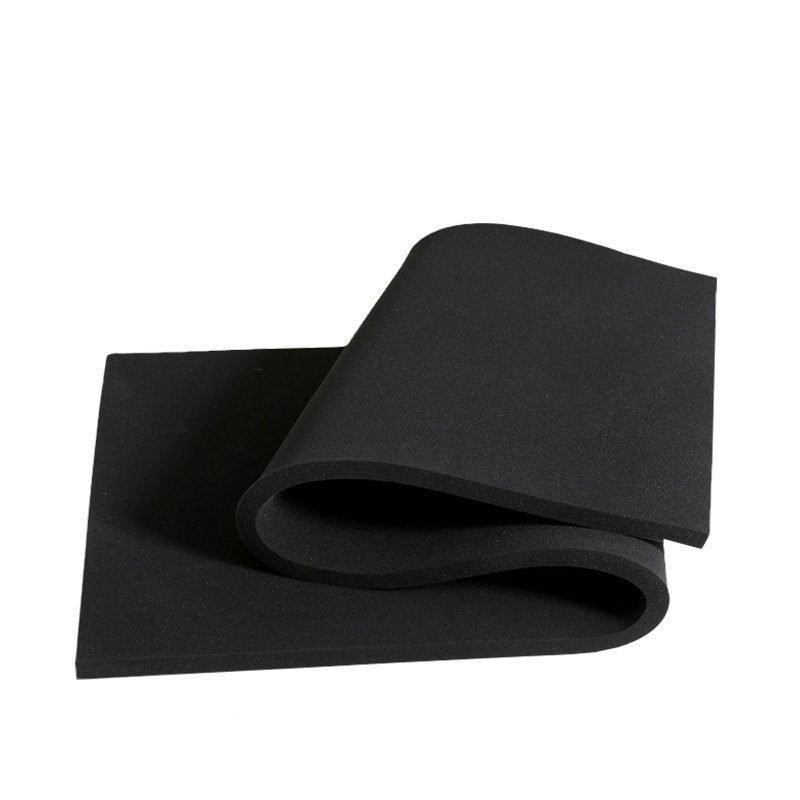 The manufacturer supplies medium and high-density black filled shock-absorbing sponge custom-made industrial water-absorbing foam pads Item Picture