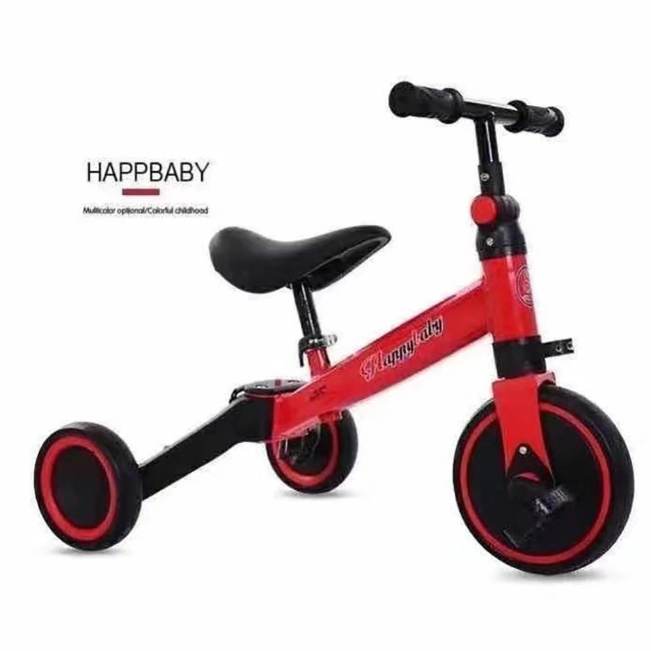 Children's three-wheeled bicycles, baby balance scooters, 2-6-year-old children's bicycles, two-in-one sliding three-wheeled scooters Specification drawing