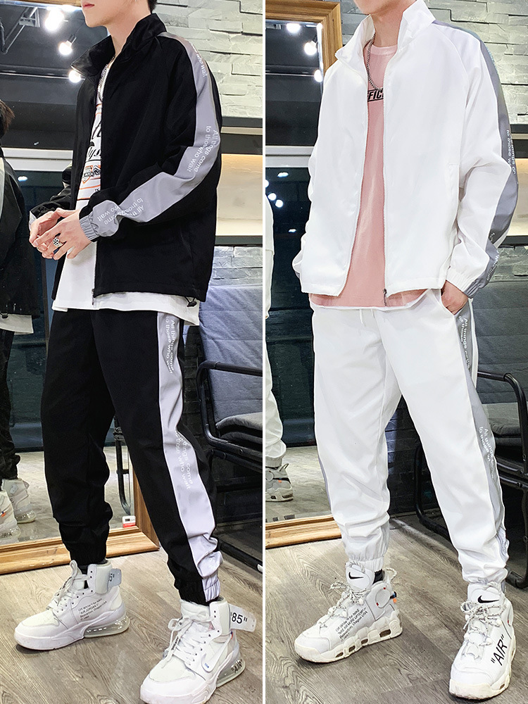 This autumn Korean-style trendy student casual sportswear set is a hip-hop streetwear brand that pairs well with a cool coat Specification image