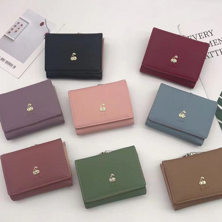 A tripod case bag 55017 wallet women's short small wallet student zero wallet card bag