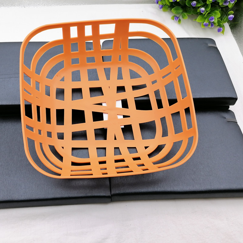 F1741 Square hollow bamboo woven fruit basket, fruit plate, fruit basin, fruit storage basket, 2-yuan store supply in Yiwu Item Picture