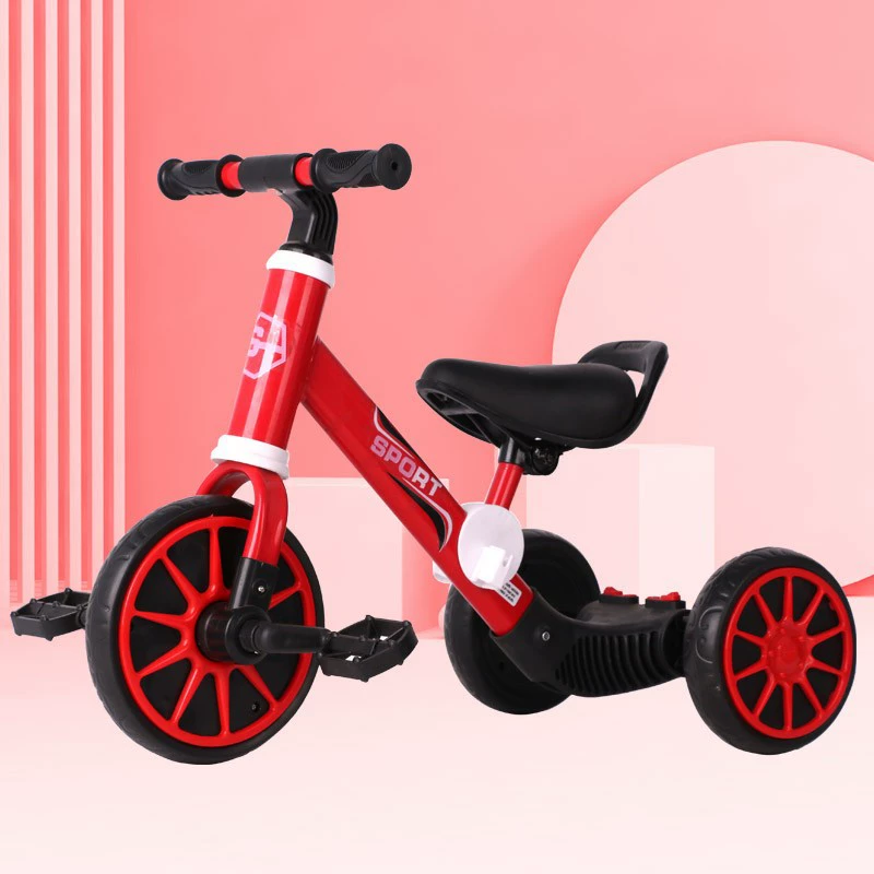 Factory direct sales of children's multi-functional pedal tricycles, balance bikes and roller coasters for wholesale details Picture
