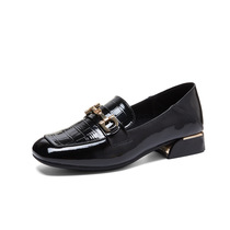 Loafer women 202 autumn new first layer cowhide single shoes casual women's shoes manufacturers a manufacturer of OEM spot