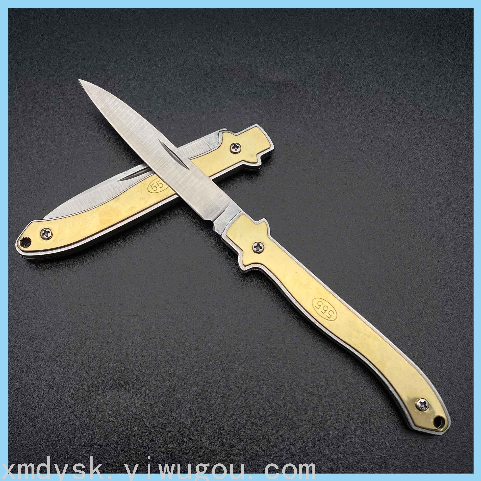 Fruit knives, portable express delivery knives, outdoor camping knives, 2-yuan store supply wholesale small knives, folding knives Item Picture