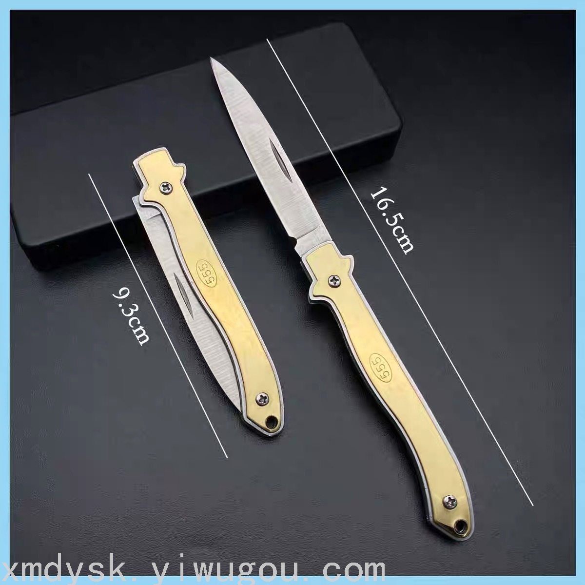 Fruit knives, portable express delivery knives, outdoor camping knives, 2-yuan store supply wholesale small knives, folding knives Specification image