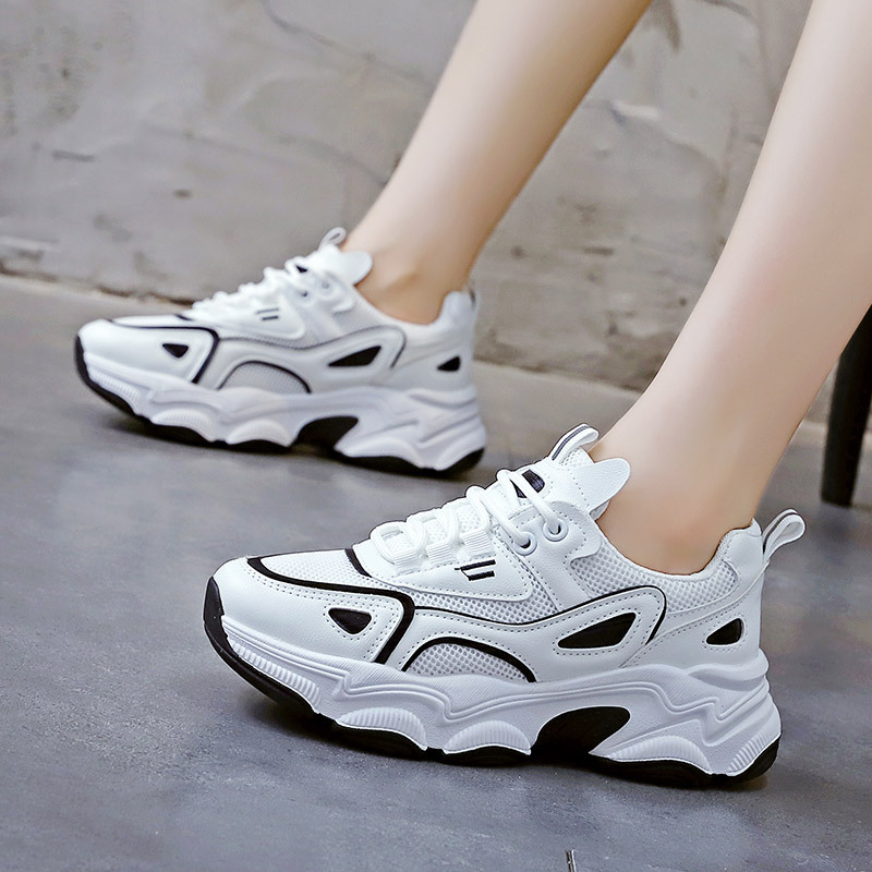 Dad shoes women 202 autumn new breathable shoes Korean shoes versatile casual sports shoes KT2152