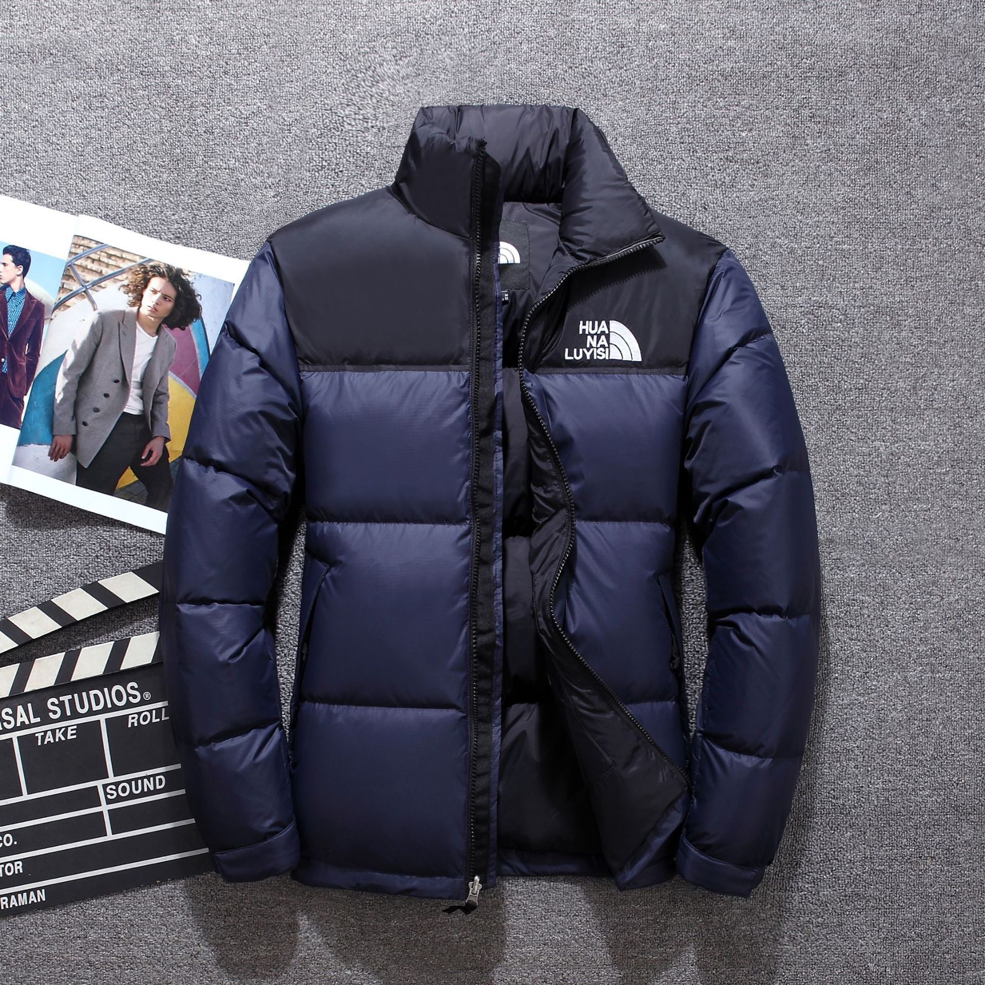 2021 North New Style Men's Down Jacket Korean version, large size, loose, short style, multi-color and multi-size for teenagers, one-piece consignment Item Picture