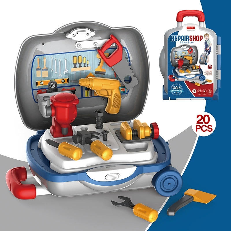 Children's house play portable suitcase, dressing table, Chekele kitchen tableware, medical equipment, trolley case, toy set h Application Scenario