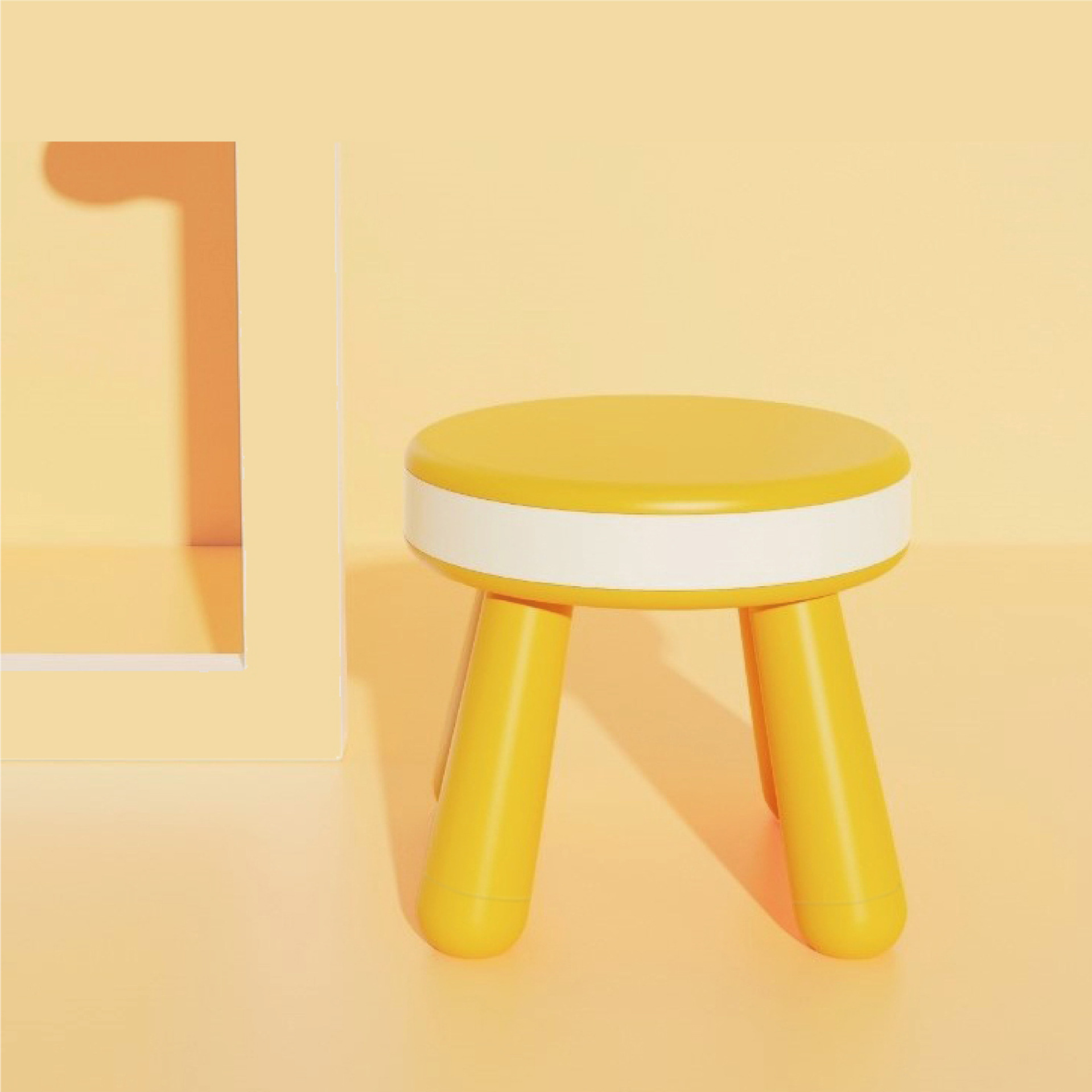 小凳子塑料凳子板凳家用儿童凳加厚卡通防滑收纳凳脚踏宝宝矮凳详情图2