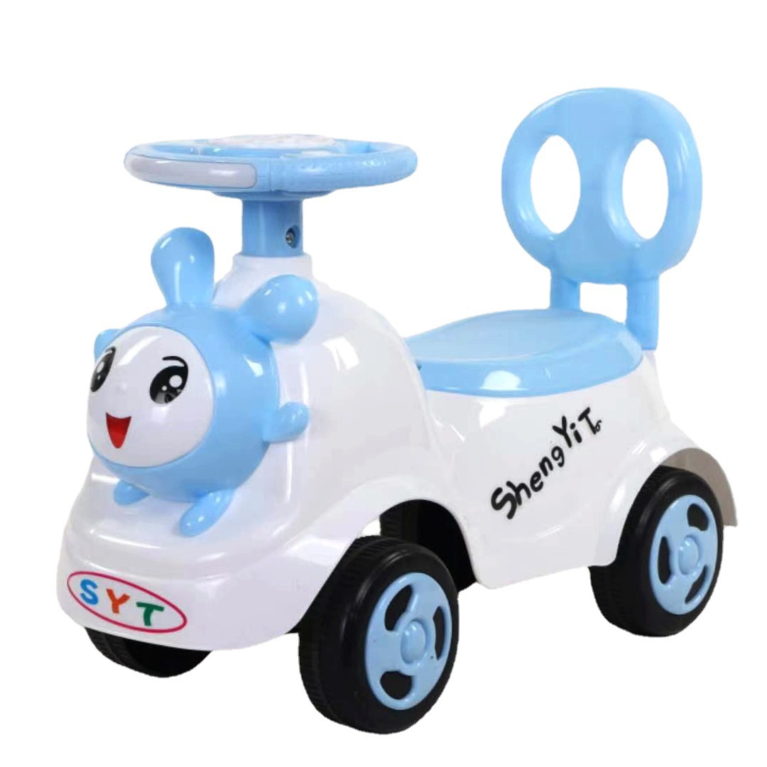 Wholesale of sturdy and good-looking baby scooters, yo-yos, four-wheel toy cars, lights and music for 10 months to 2 years old Item Picture