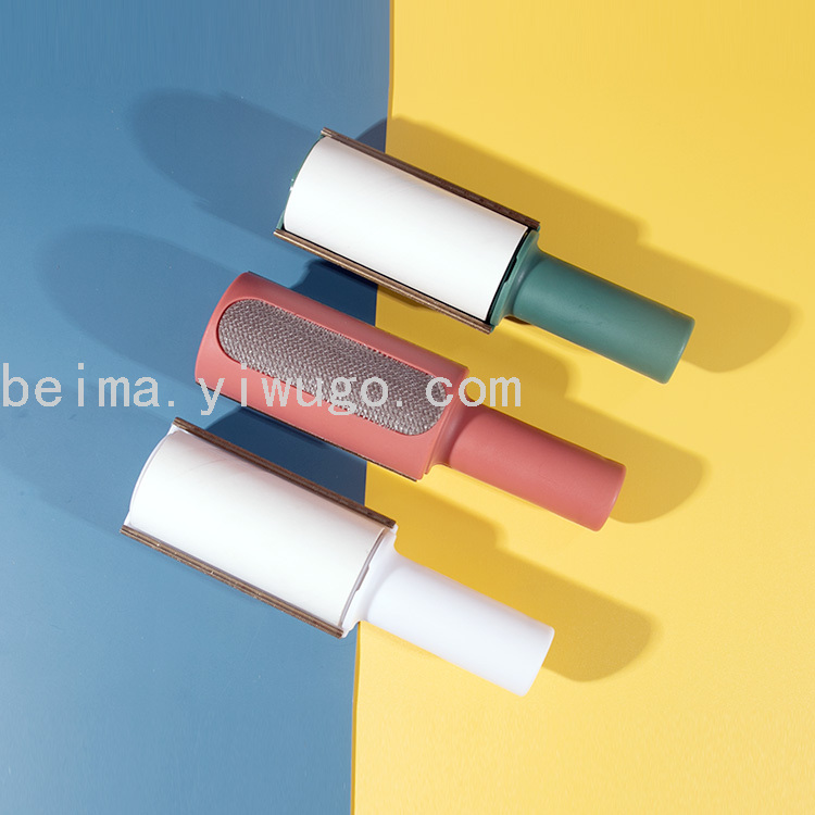 多功能粘毛器滚筒可撕式粘尘刷粘灰去毛去球器以一敌三加量不加价