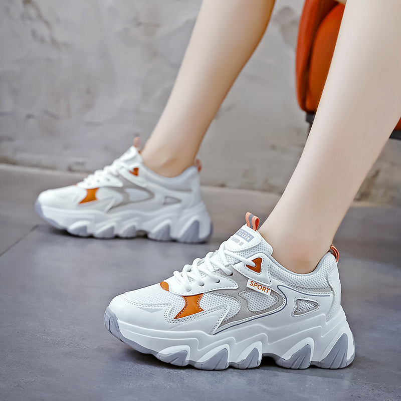 Dad shoes women 202 autumn new breathable shoes Korean shoes versatile casual sports shoes YZ008