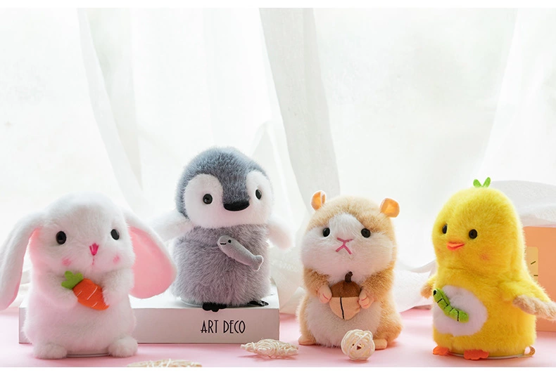 Magic Sound Hamster toy, a duck that can learn to talk, a little rabbit, a repeating grade doll, a children's electric plush doll, a girl Item Picture