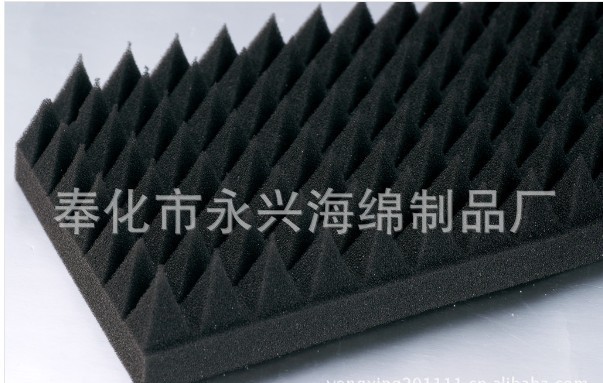 Factory direct sales of wave peak cotton, sound-absorbing cotton, sound insulation sponge, self-adhesive wave cotton, ktv sound insulation cotton full figure
