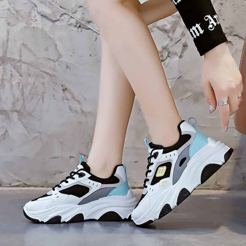 Dad shoes women 202 autumn new breathable shoes Korean shoes versatile casual sports shoes 9802