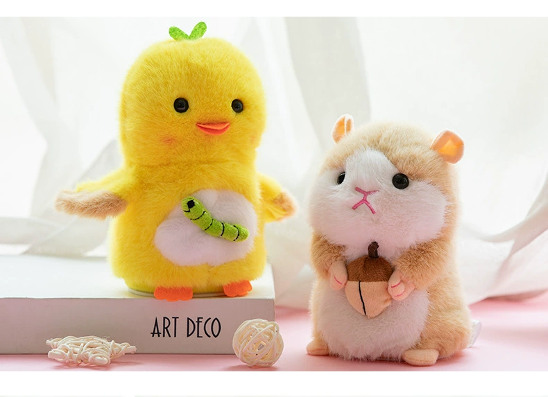 Magic Sound Hamster toy, a duck that can learn to talk, a little rabbit, a repeating grade doll, a children's electric plush doll, a girl Application Scenario