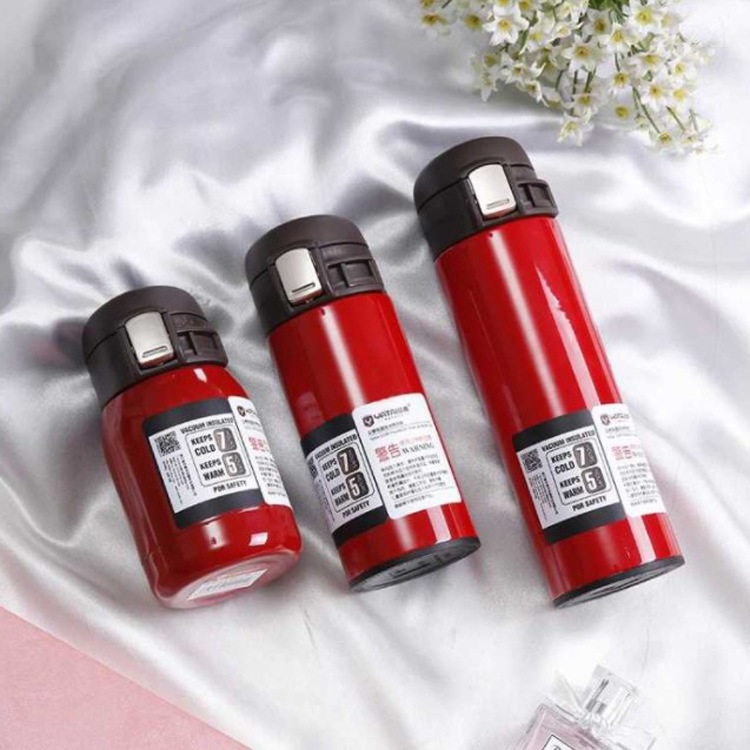 HUFA pop-up fashion insulated Cup, 304 stainless steel water cup for men and women, portable mini water cup for students and children