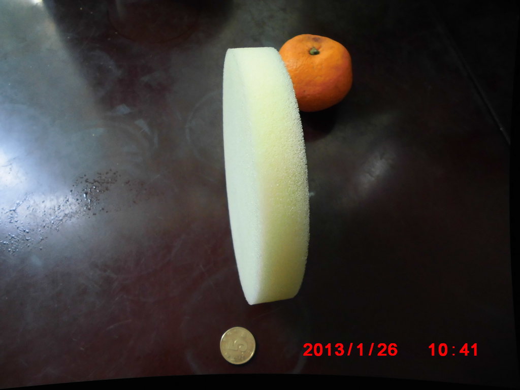 We supply sponge rings, circular sponges, cylindrical sponges, white sponges and black sponges Specification drawing
