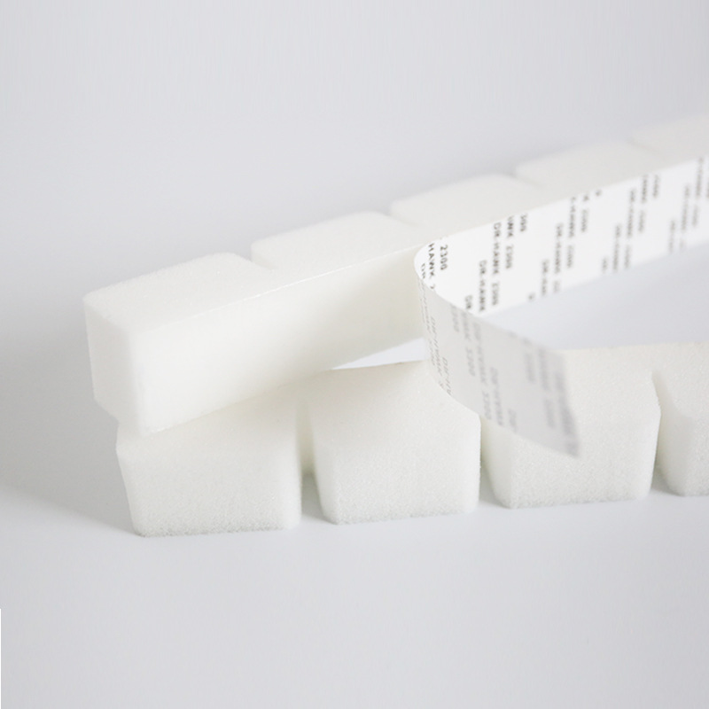 生产定制环保医用海绵防护面罩海棉柔软高弹可背胶面罩海绵防护条