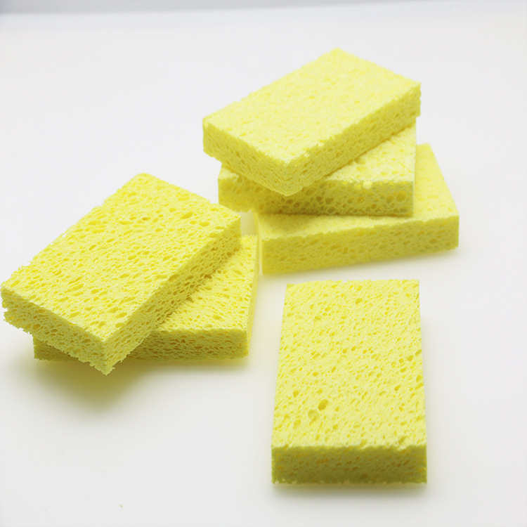 Kitchen cleaning sponge blocks, wood pulp cotton scouring pads, dishwashing sponges, household cleaning supplies, wood pulp cotton sponge manufacturers Application Scenario