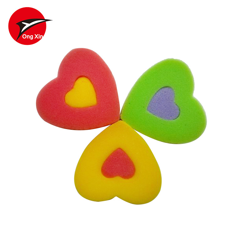 We produce custom-made colored bath cleaning sponges that can be printed and shaped Specification drawing