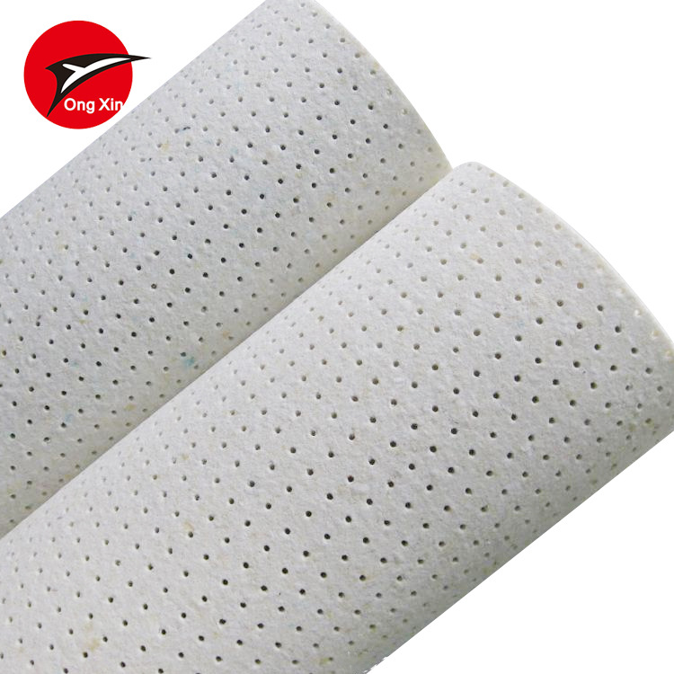 The sponge manufacturer wholesally supplies white high-temperature resistant ironing table sponge, breathable and absorbent high-density ironing sponge Specification drawing