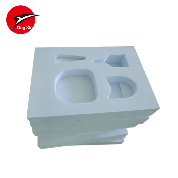 Ningbo factory customizes orange packaging sponge inner lining, high-density sponge PU sponge inner support details Picture