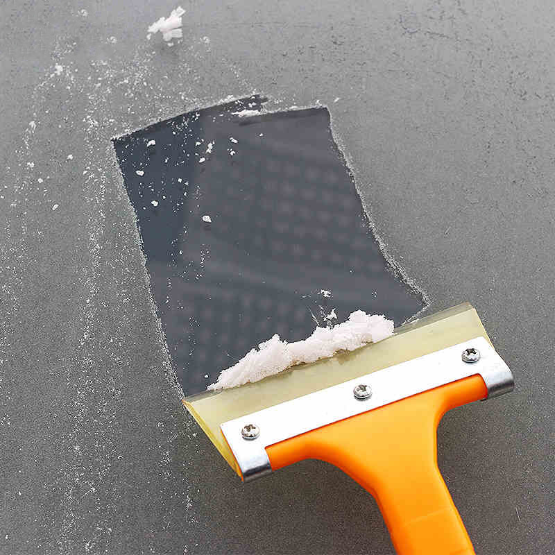 Long-handled ox-tendon snow scraper, Oxford snow scraper for cars, water scraper, film scraper, defrosting and de-icing scraper, snow removal Specification image
