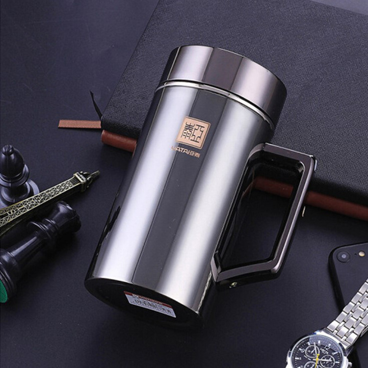 Titanium High series stainless steel titanium gold insulated cups, high-end business tea brewing and office cups for men and women, customized logo Specification image