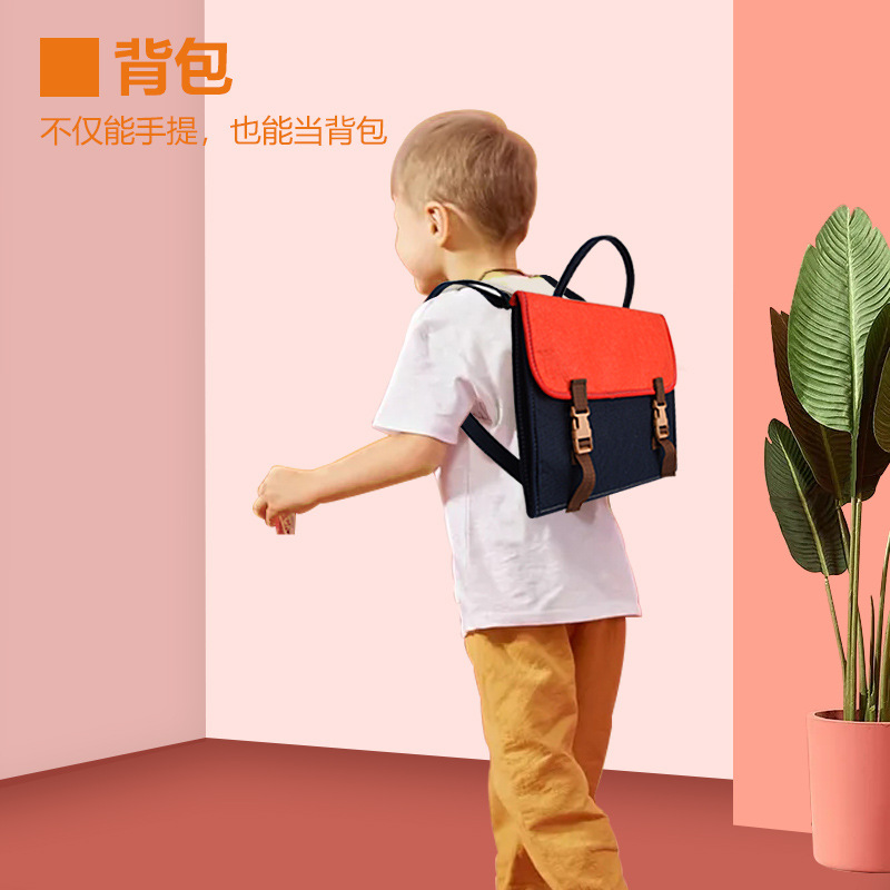 Wholesale of new felt Montessori busy green board handbags, educational fine motor training early education children's enlightenment toys Application Scenario