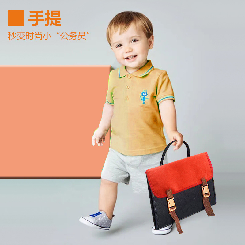 Wholesale of new felt Montessori busy green board handbags, educational fine motor training early education children's enlightenment toys Specification drawing