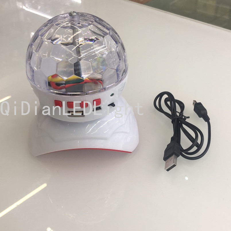 LED充电蓝牙魔球灯七彩旋转灯KTV灯闪光灯舞台灯舞厅灯