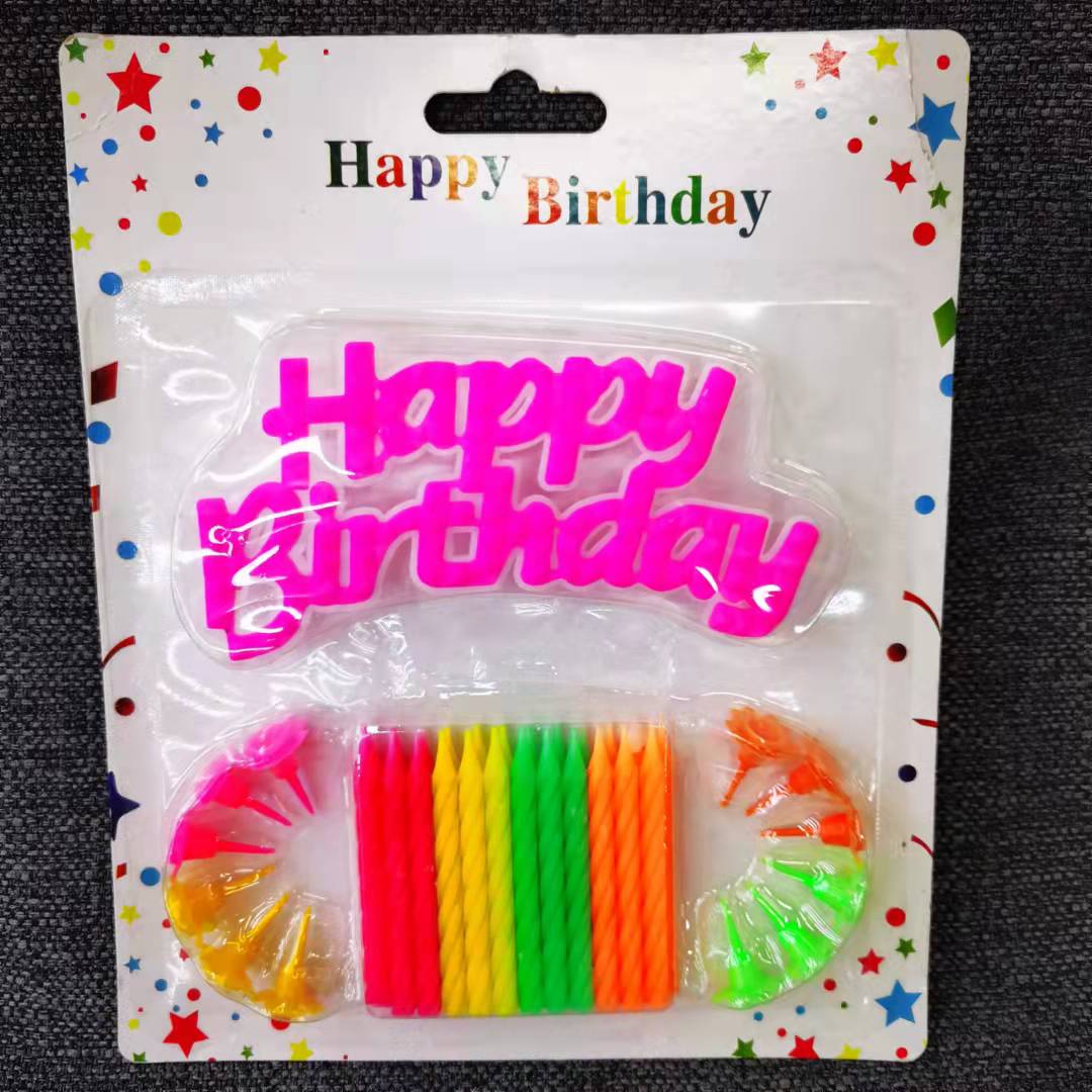 New birthday party candles smokeless birthday cake party supplies decorative craft candles