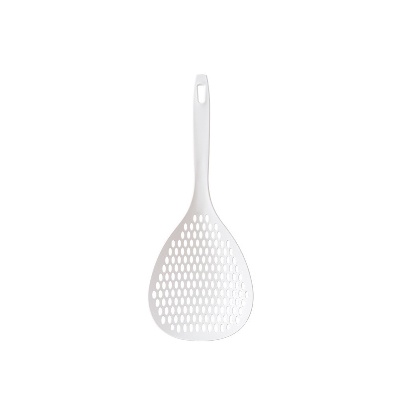 Household kitchen noodle scooping large strainer, kitchen long-handled anti-slip dumpling, wonton and tangyuan strainer, draining scooping, filter screen Item Picture